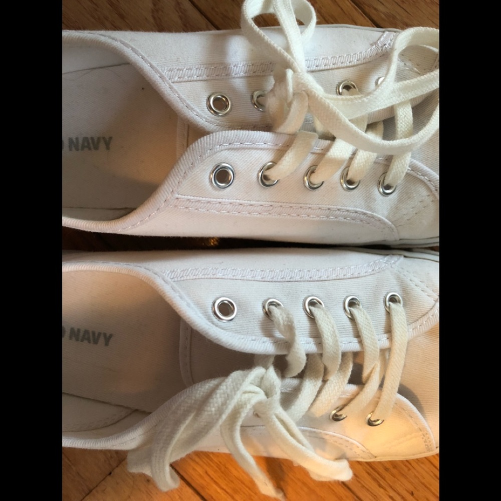 Old navy white sneakers